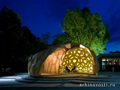 Павильон от ICD и ITKE. Штутгарт, Германия.