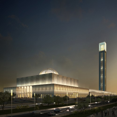 Мечеть от KSP Juergen Engel Architekten. Алжир.