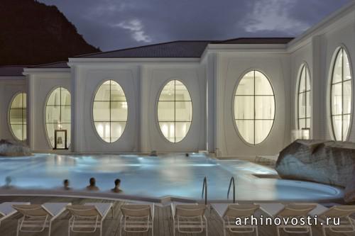 Термальные бани Тамина от Smolenicky & Partner Architecture. Бад Рагац, Швейцария.