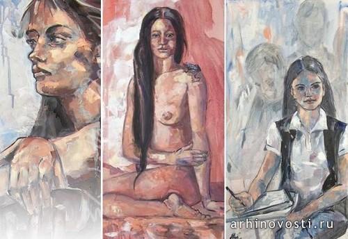 Картины вином