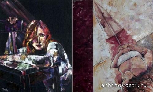 Картины вином