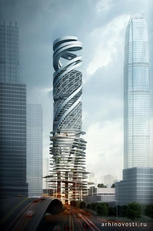 Парковочная башня Alternative Car Park от Mozhao Studio. Гонконг, Китай.