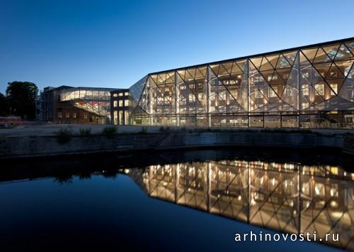 Общественный центр “Верфь Культуры” (Culture Yard) от AART architects. Хельсингёр, Дания.