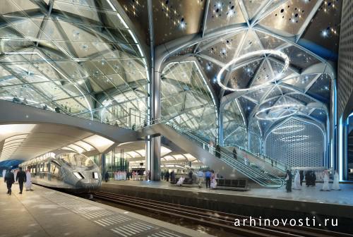 Железнодорожные станции от Buro Happold и Foster + Partners. Саудовская Аравия.