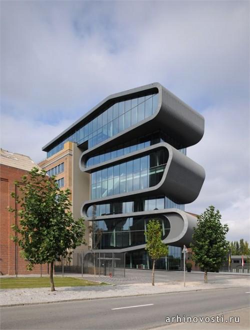 Офисная пристройка для Umicore от Conix Architects. Антверпен, Бельгия.