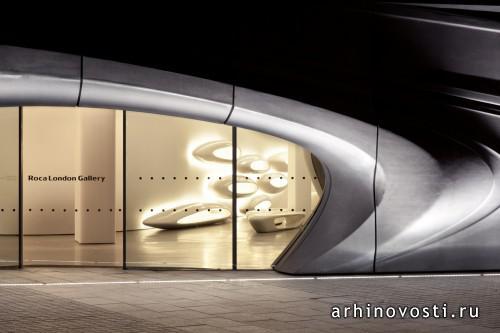Галерея Roca от Zaha Hadid Architects. Лондон, Великобритания.