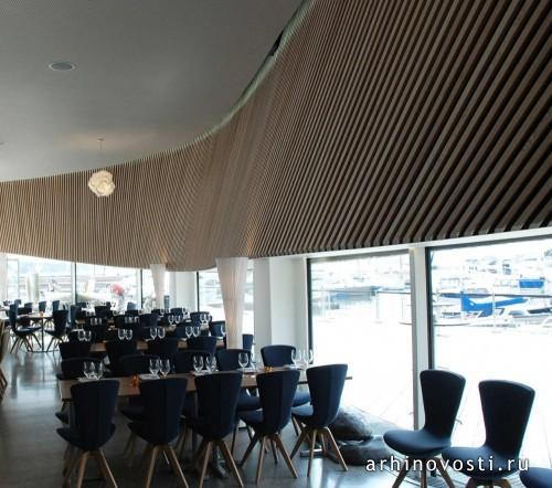 Ресторан Aker brygge от Lendagar Arkitekter и Arcgency. Осло, Норвегия.