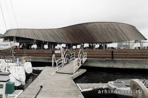 Ресторан Aker brygge от Lendagar Arkitekter и Arcgency. Осло, Норвегия.