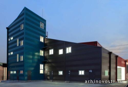 Офисное здание The 243 building от Hyun and Jeon Architectural Office. Южная Корея.