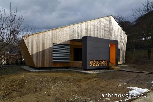 Дом для отдыха Weekend House от Pokorny architekti. Словакия.