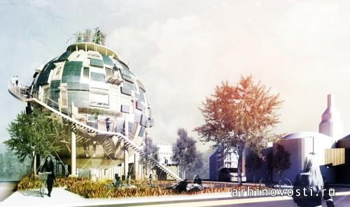 Дом «Нефтяной бункер» (Oil Silo Home) от PinkCloud.DK.