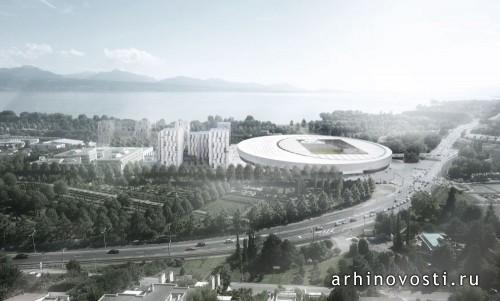 Спортивный комплекс от gmp architekten. Лозанна, Швейцария.