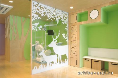 Интерьер детской стоматологической клиники от Teradadesign Architects. Токио, Япония.