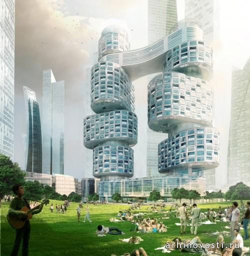 Проект Velo Towers для Сеула.