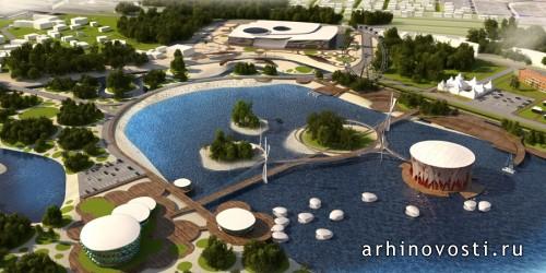 Концепт развития спортивной зоны. Ессентуки, Россия.