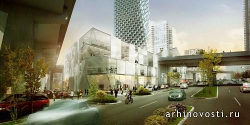 Небоскрёб Beach and Howe от BIG. Ванкувер, Канада.