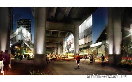 Небоскрёб Beach and Howe от BIG. Ванкувер, Канада.