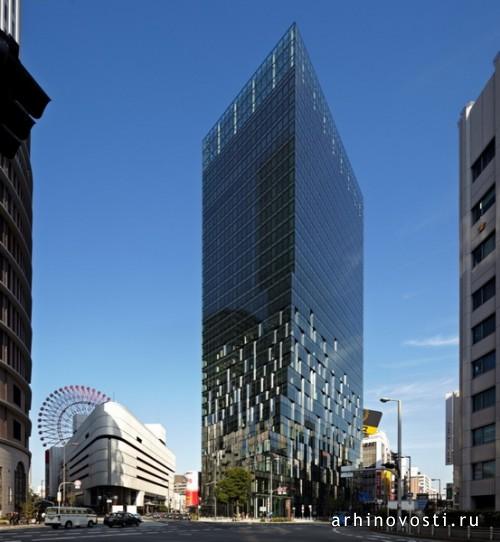 Небоскрёб Фукоку (Fukoku Tower) от Доминика Перро (Dominique Perrault). Осака, Япония.