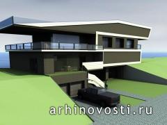 Проект Дома у озера для Архиконкурса 2012