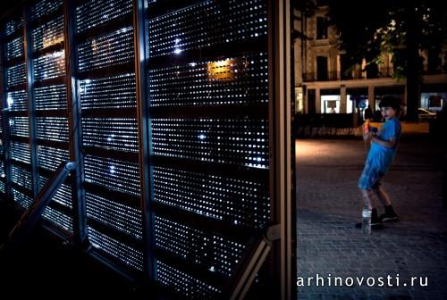 Граффити водой от Антонина Форно (Antonin Forneau). Пуатье, Франция.