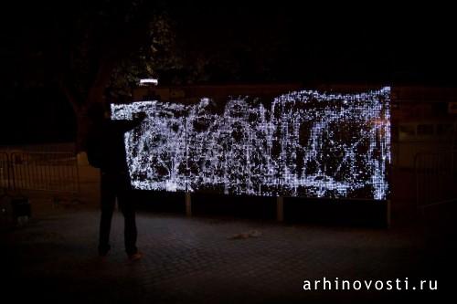 Граффити водой от Антонина Форно (Antonin Forneau). Пуатье, Франция.