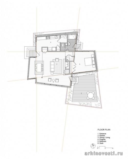 Загородный дом от Дэвида Джея Вейнера (David Jay Weiner). Ренсселер, США.