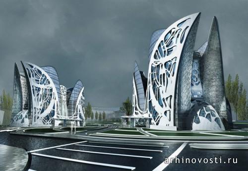 Дизайн архитектурной среды улицы Гетмана. Киев, Украина.