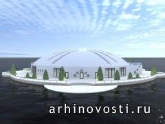 Дизайн проект внешней и внутренней среды ресторана на воде