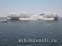Жилая структура для жизни на воде