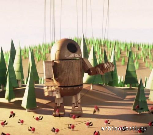 Короткометражный мультфильм «Colosse – A Wood Tale» (Колосс – Лесная сказка) от Ива Гелена (Yves Geleyn).