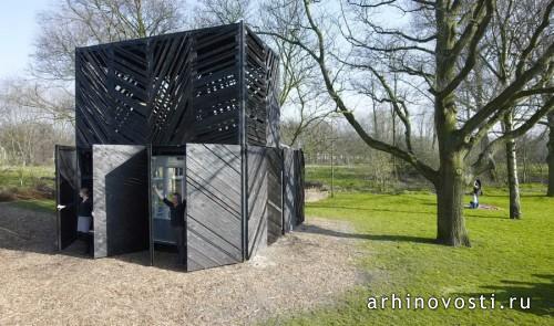 Кафе Noorderparkbar от bureau SLA и Overtreders W. Амстердам, Нидерланды.