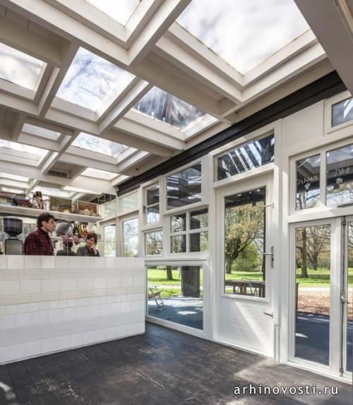 Кафе Noorderparkbar от bureau SLA и Overtreders W. Амстердам, Нидерланды.