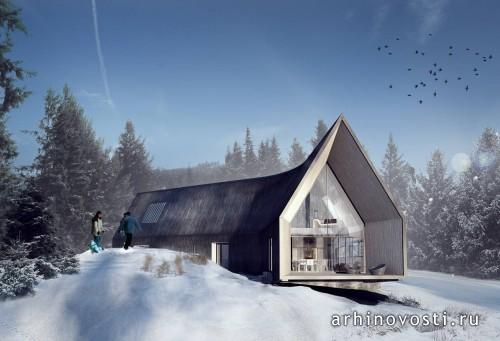 Жилой дом Villa Korsmo от Huus og Heim Arkitektur AS. Несодден, Норвегия.