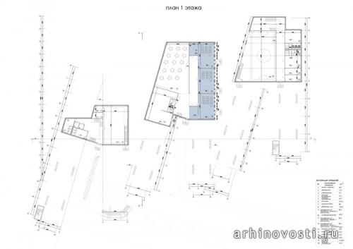 Школа на 22 класса. План 1 этажа