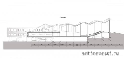 Школа на 22 класса. Разрез B
