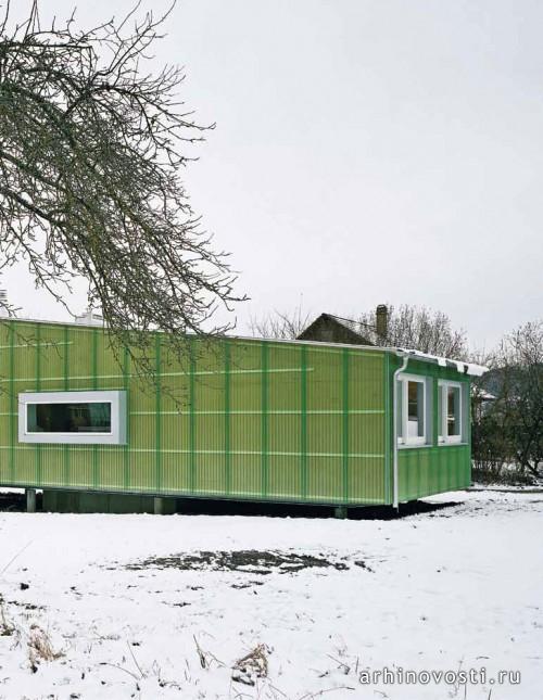 COMPRESSED STRAW HOUSE (Дом из спрессованной соломы)