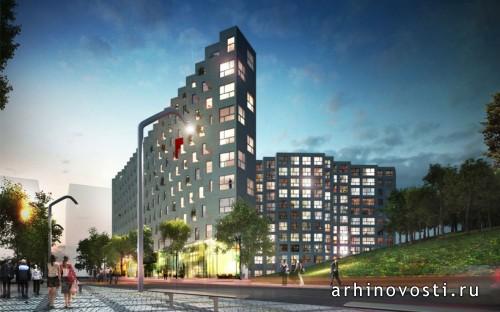 Офистель GWELL от JDS Architects. Сеул, Южная Корея.