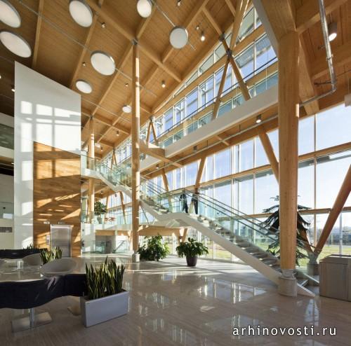 Офис компании GlaxoSmithKline от Сoarchitecture. Квебек, Канада.