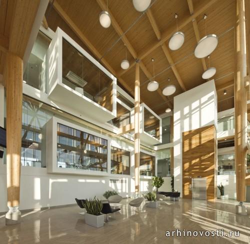 Офис компании GlaxoSmithKline от Сoarchitecture. Квебек, Канада.