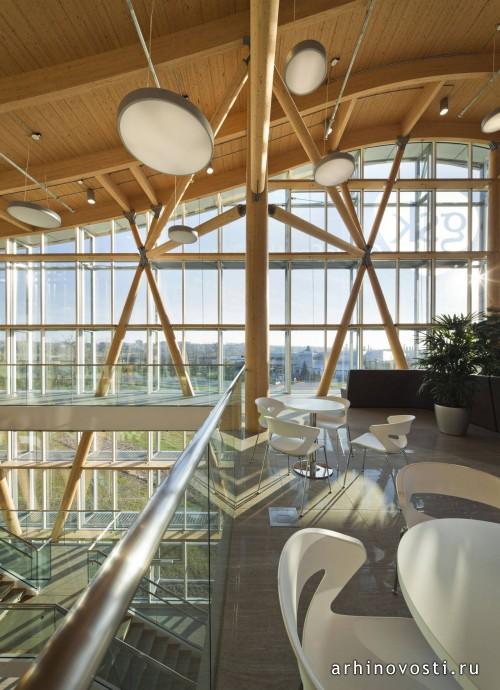Офис компании GlaxoSmithKline от Сoarchitecture. Квебек, Канада.