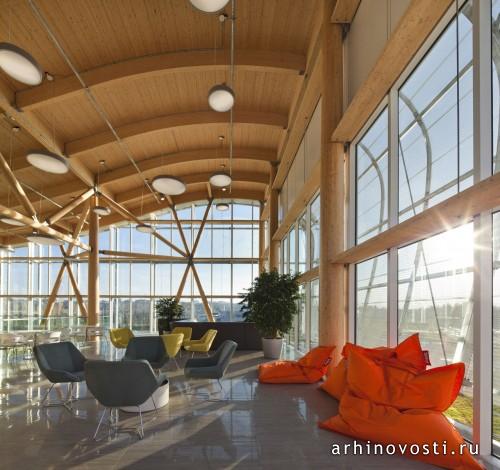 Офис компании GlaxoSmithKline от Сoarchitecture. Квебек, Канада.
