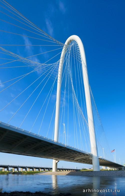 Мост Маргарет Хант Хилл от Santiago Calatrava. Даллас, США.