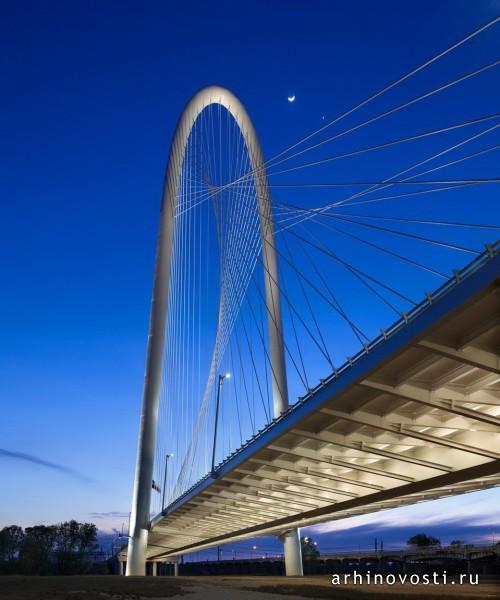 Мост Маргарет Хант Хилл от Santiago Calatrava. Даллас, США.