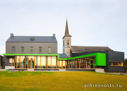 Школа от LR Architects. Барво-Кондро, Бельгия.