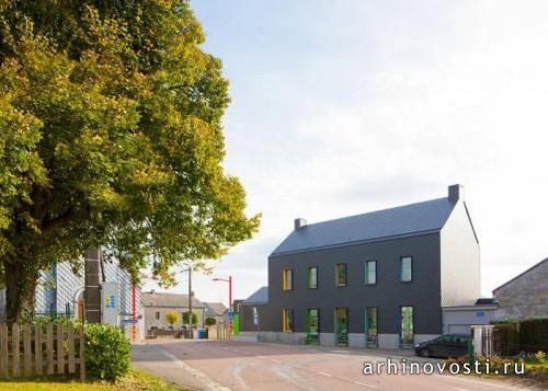 Школа от LR Architects. Барво-Кондро, Бельгия.