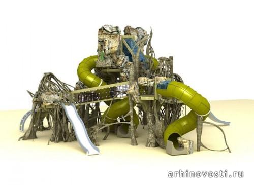 Спортивно-развлекательный комплекс Средиземье. Горки