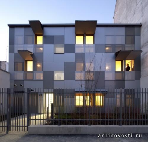 Проект «10 Logements» (10 Квартир) от RMDM Architectes. Париж, Франция.