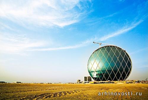 Круглый небоскрёб AlDar от MZ Architects. Абу-Даби, ОАЭ.