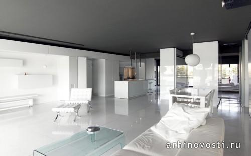 Дизайн интерьера квартиры от Hiboux ARCHITECTURE. Афины, Греция.