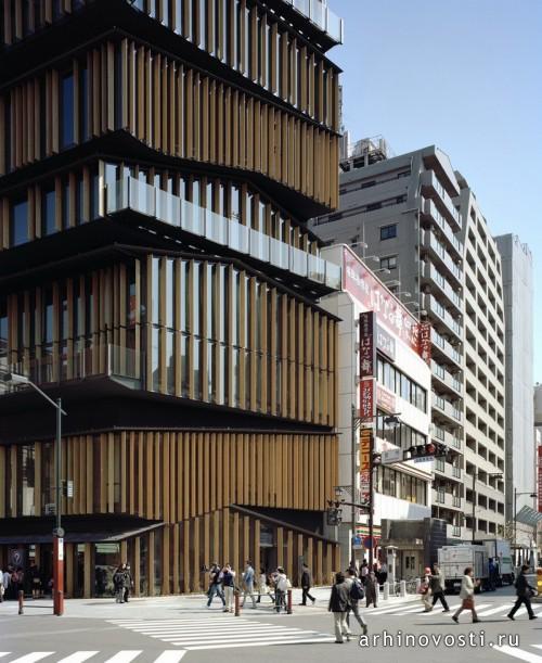 Культурно-туристический центр от Kengo Kuma & Associates. Токио, Япония.